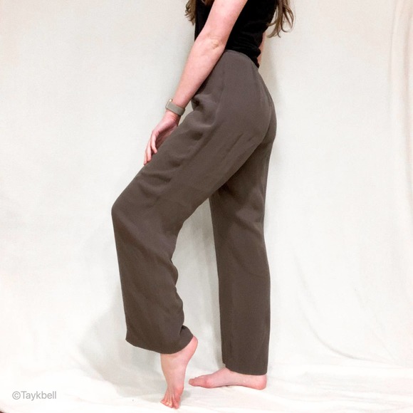 Eileen Fisher Flare Work Trousers Pants Wide Leg - Picture 1 of 11